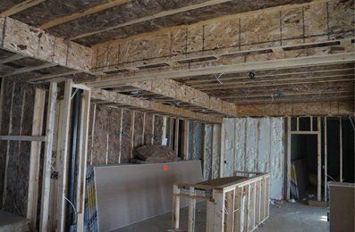 Drywall work for new construction