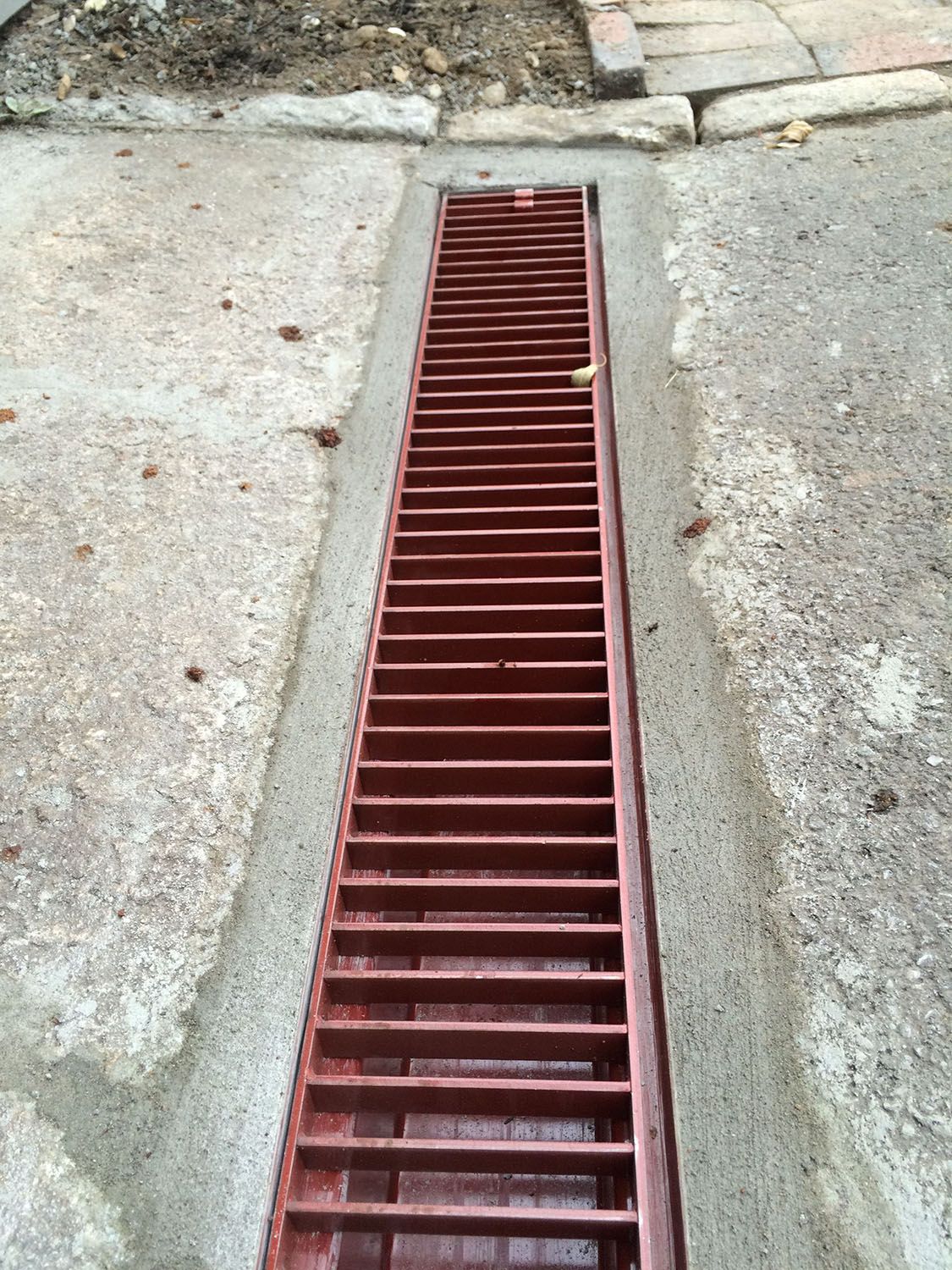 Drainage trench