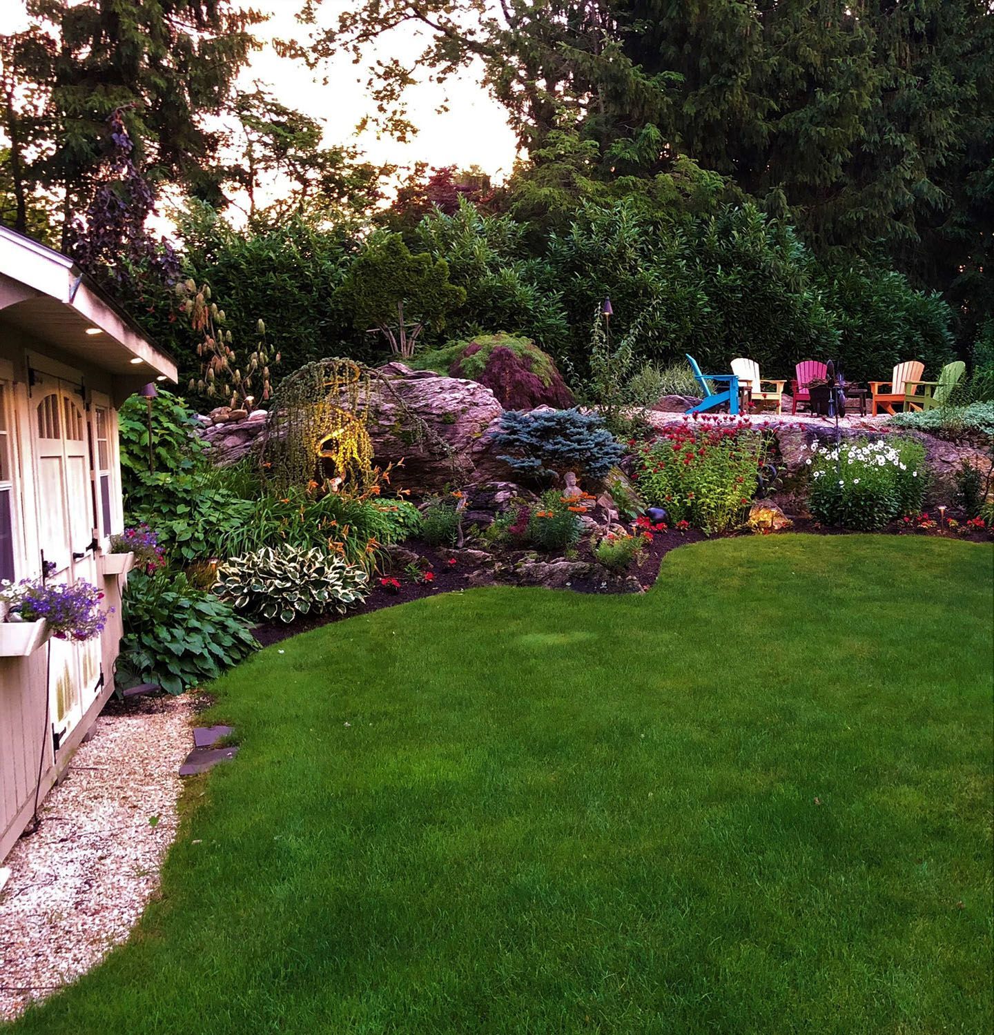 Excellent landscaping design