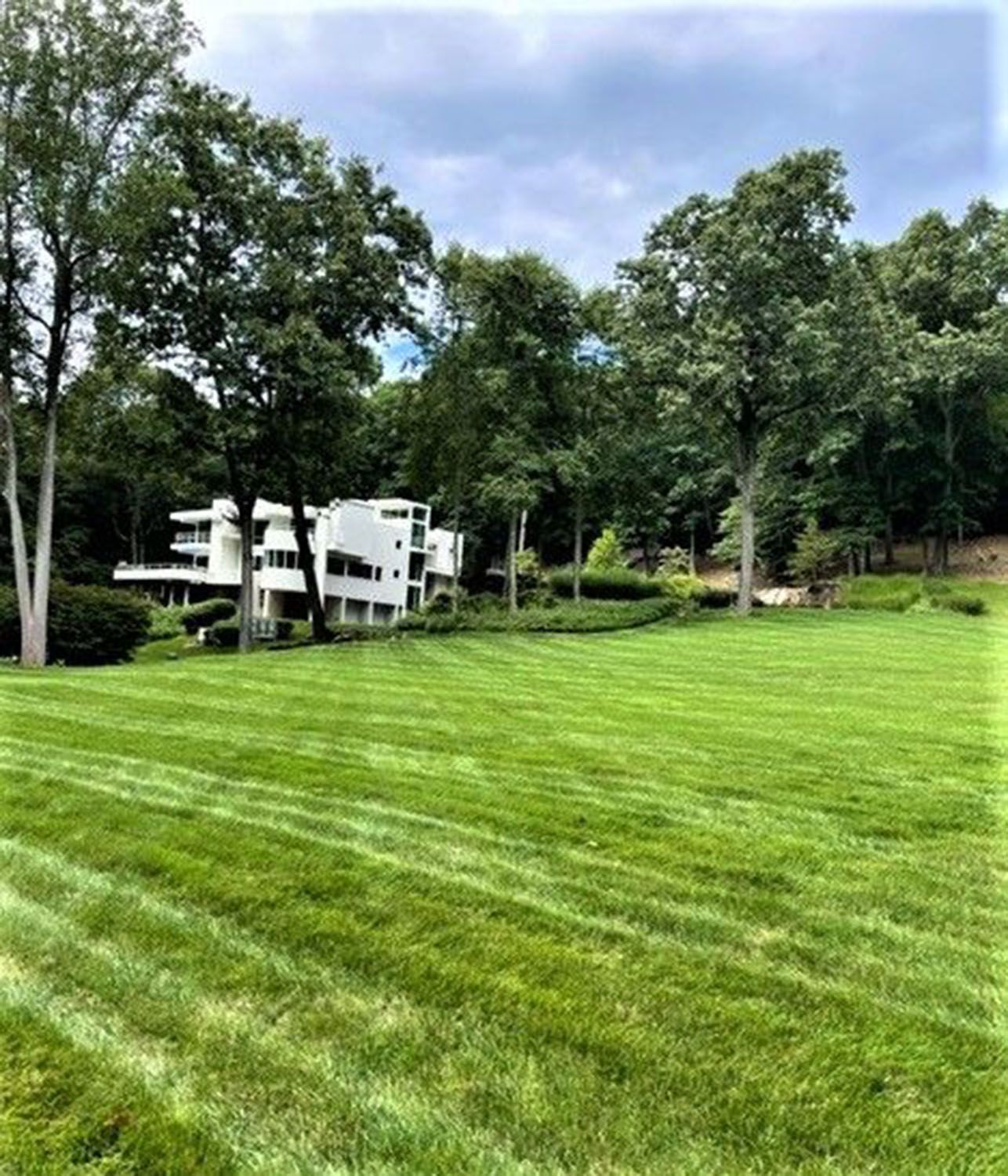 A well-maintained lawn