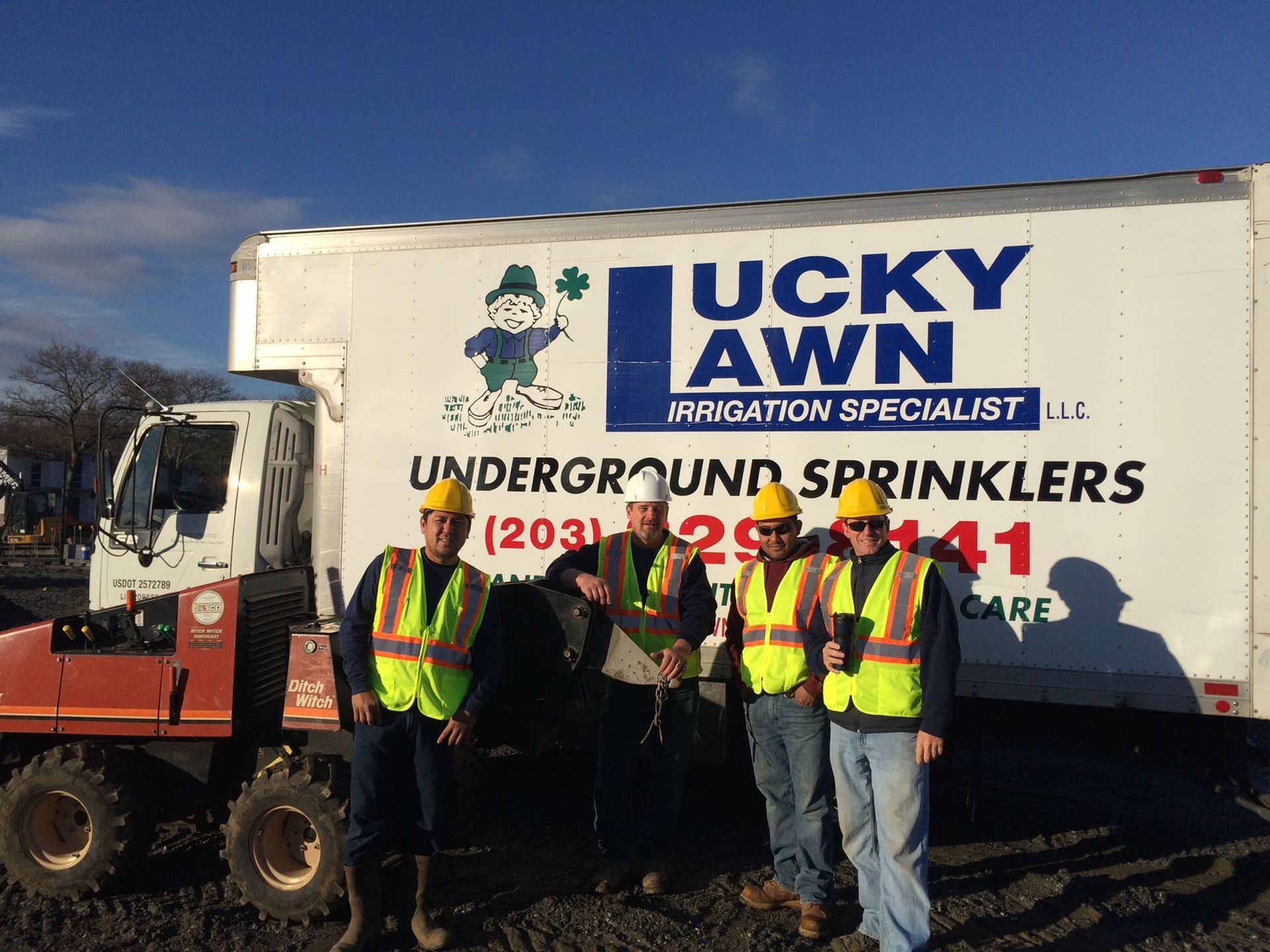 Lucky Lawn's crew