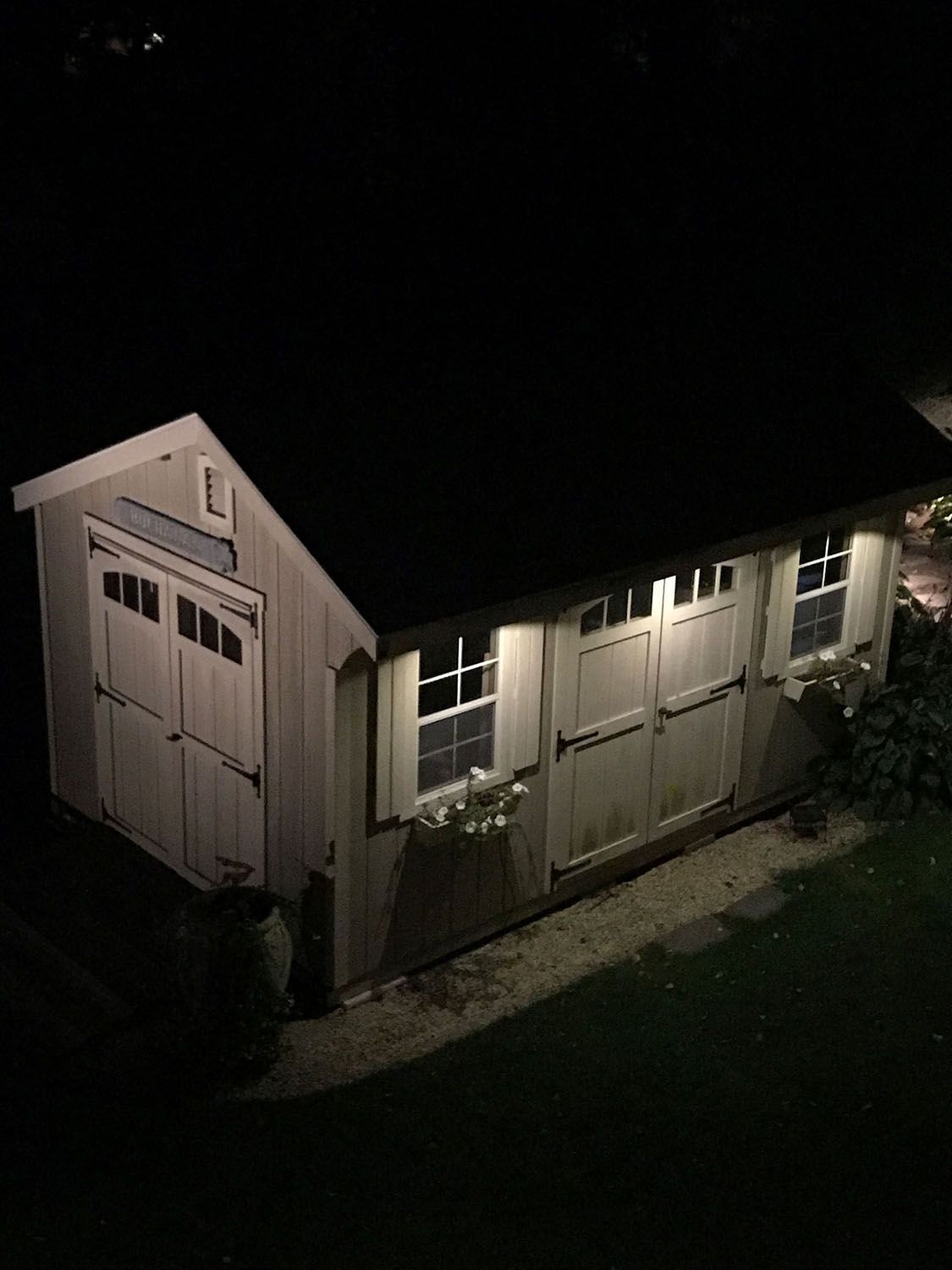 Shed lighting