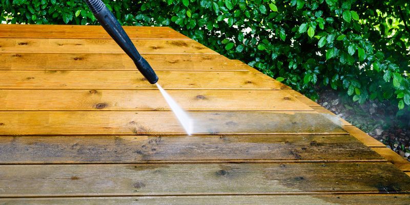 Deck cleaning