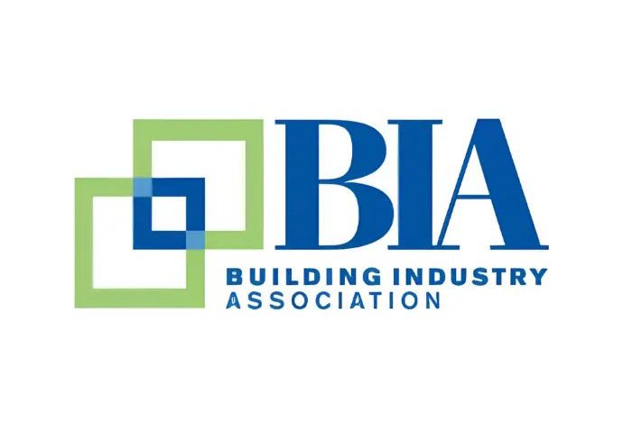 Building Industry Association logo with green and blue interlocking squares and blue “BIA” text