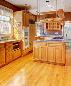 Wooden kitchen cabinets