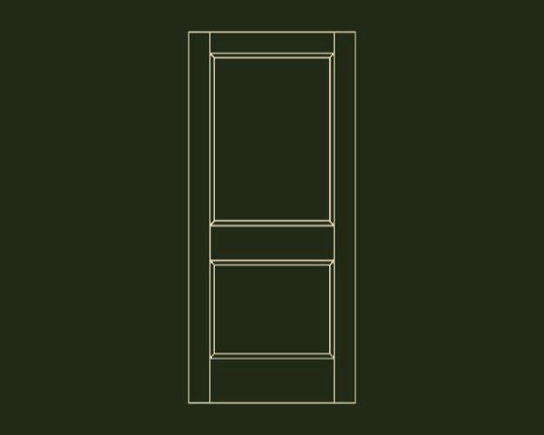 Two Panel Square Top