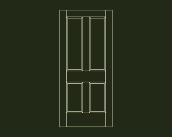 Four Panel Square Top