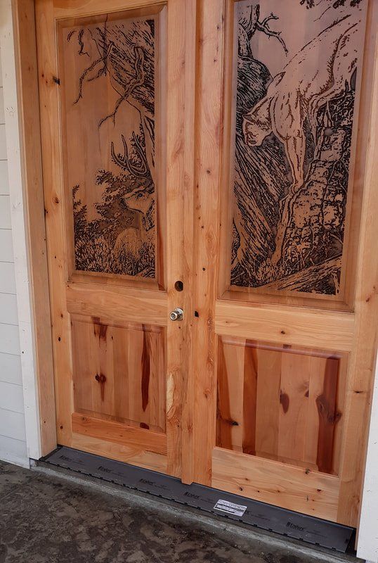Madrone and Chinkapin Door