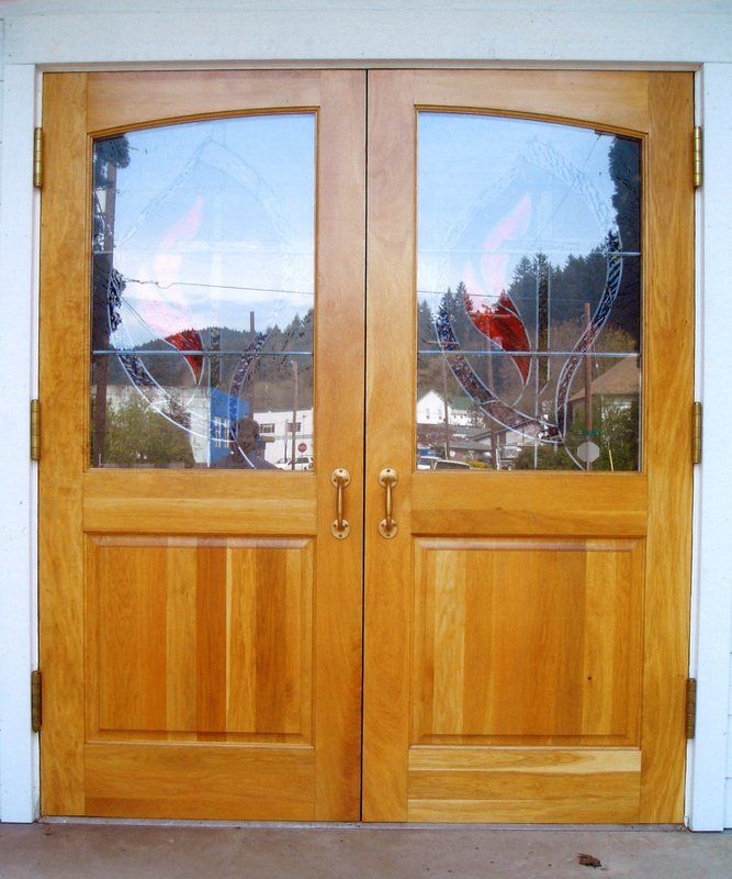 Oregon White Oak; Combination Arch; 1-Panel Bottom