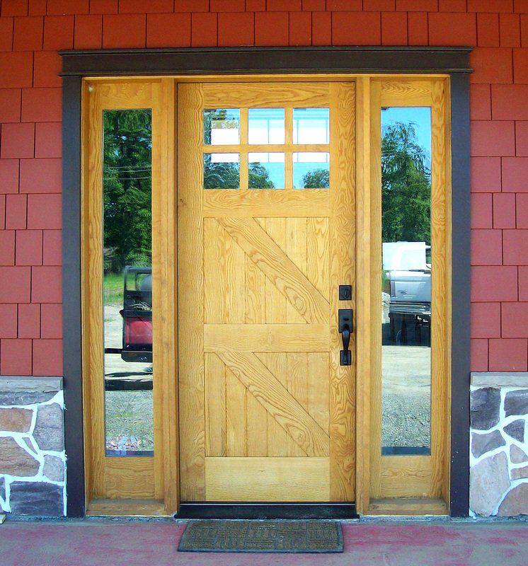 Ash Custom Door With Side Lights