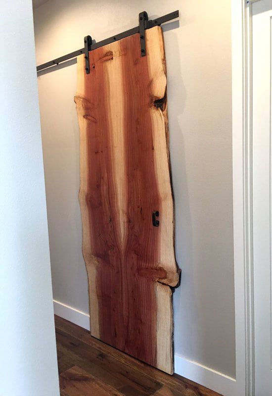 Pantry Door: Live-Edge Slab