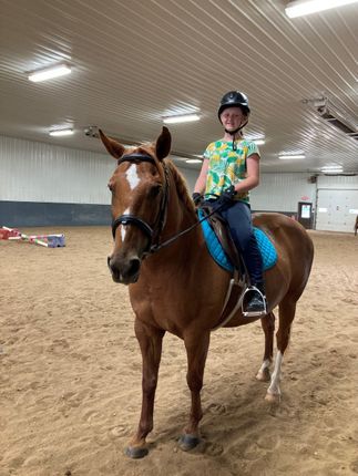 horse riding lesson