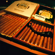 A box of assorted cigars
