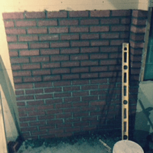 Bricked wall