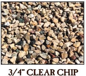 3/4 clear chip