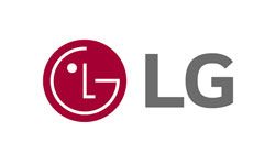 LG logo: Red circle with white