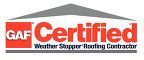 GAF certified logo