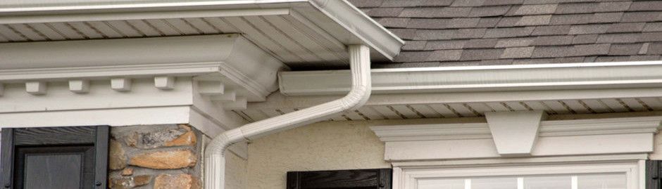 gutters on a home