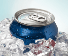 Ice-cold soda