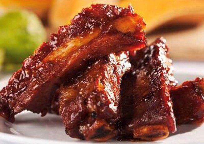 BBQ Rib on plate