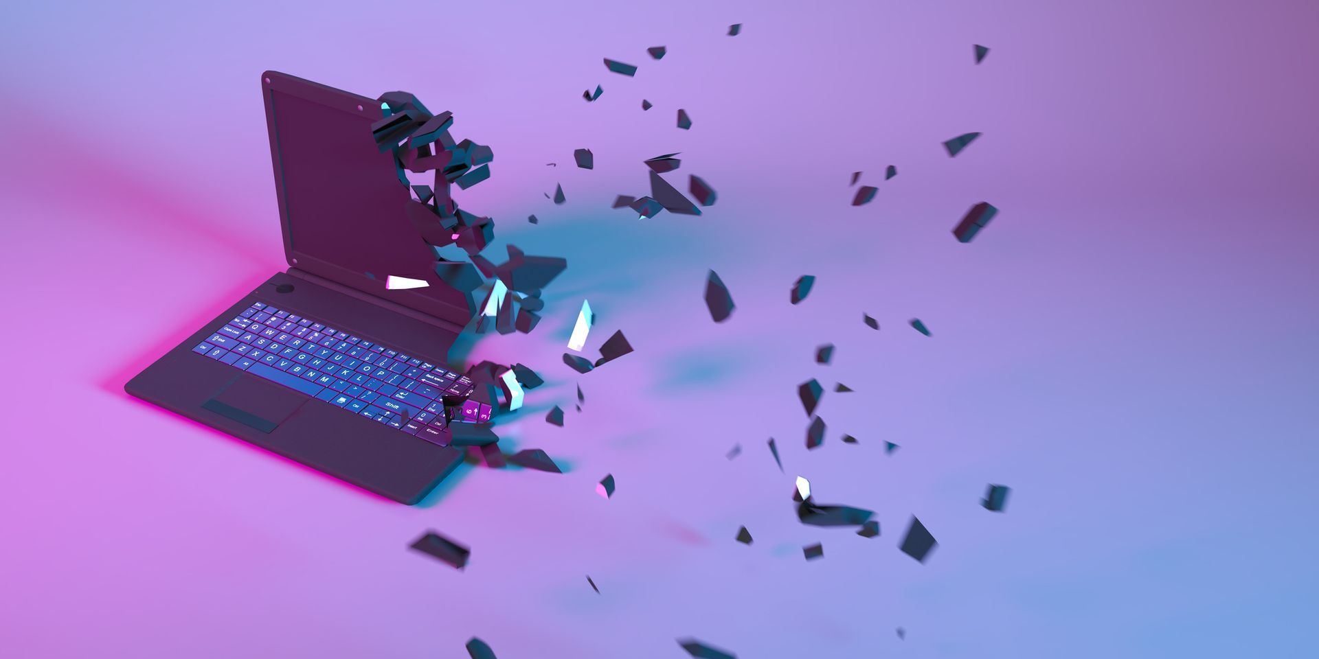 Physical Data Destruction graphic depiction