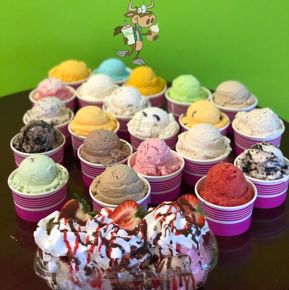 Ice cream selections