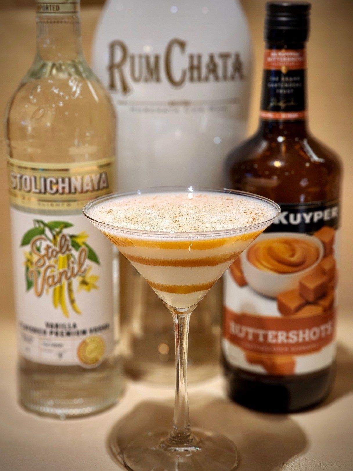 stolichnaya with rum chata