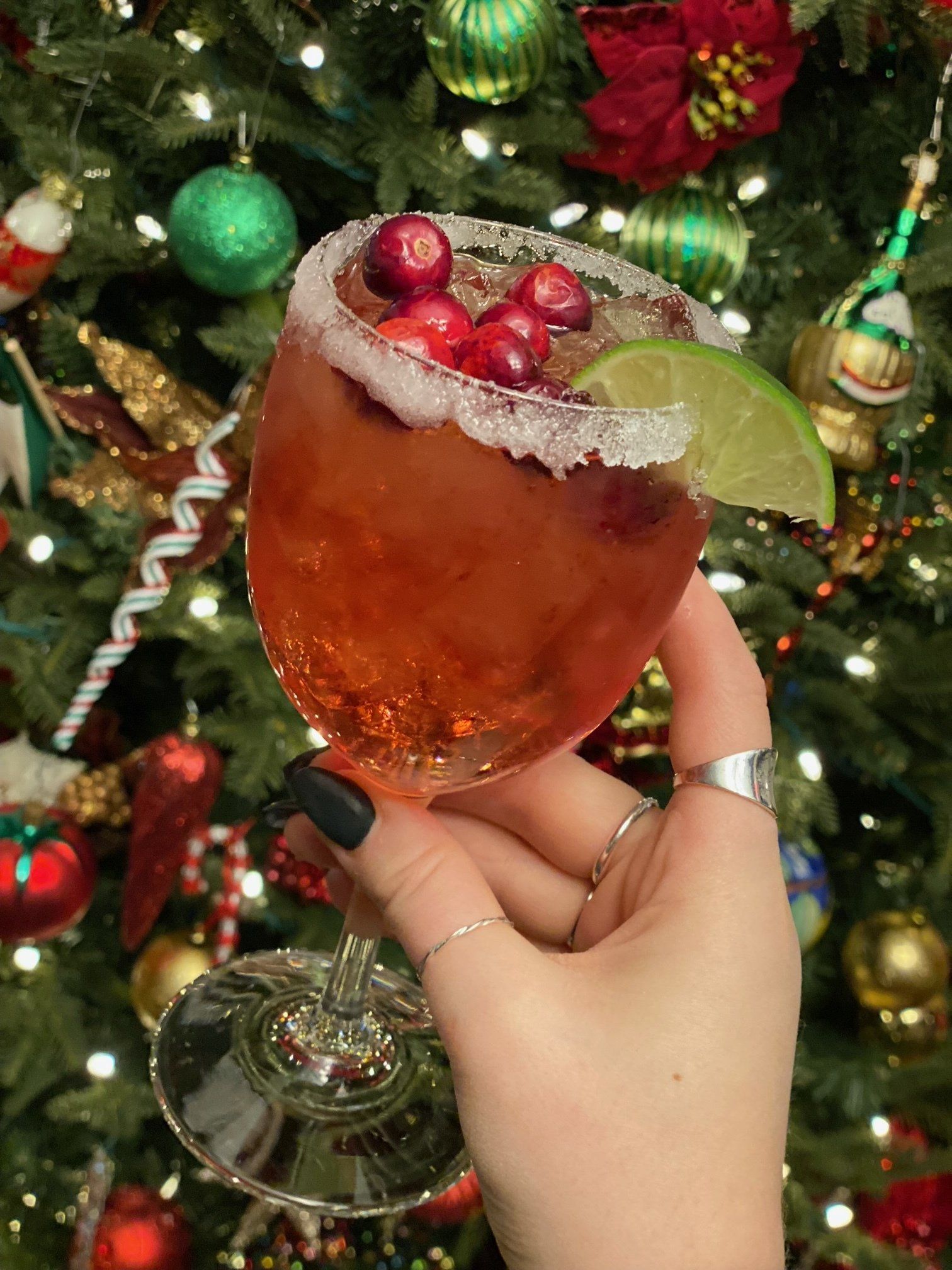 christmas theme drink
