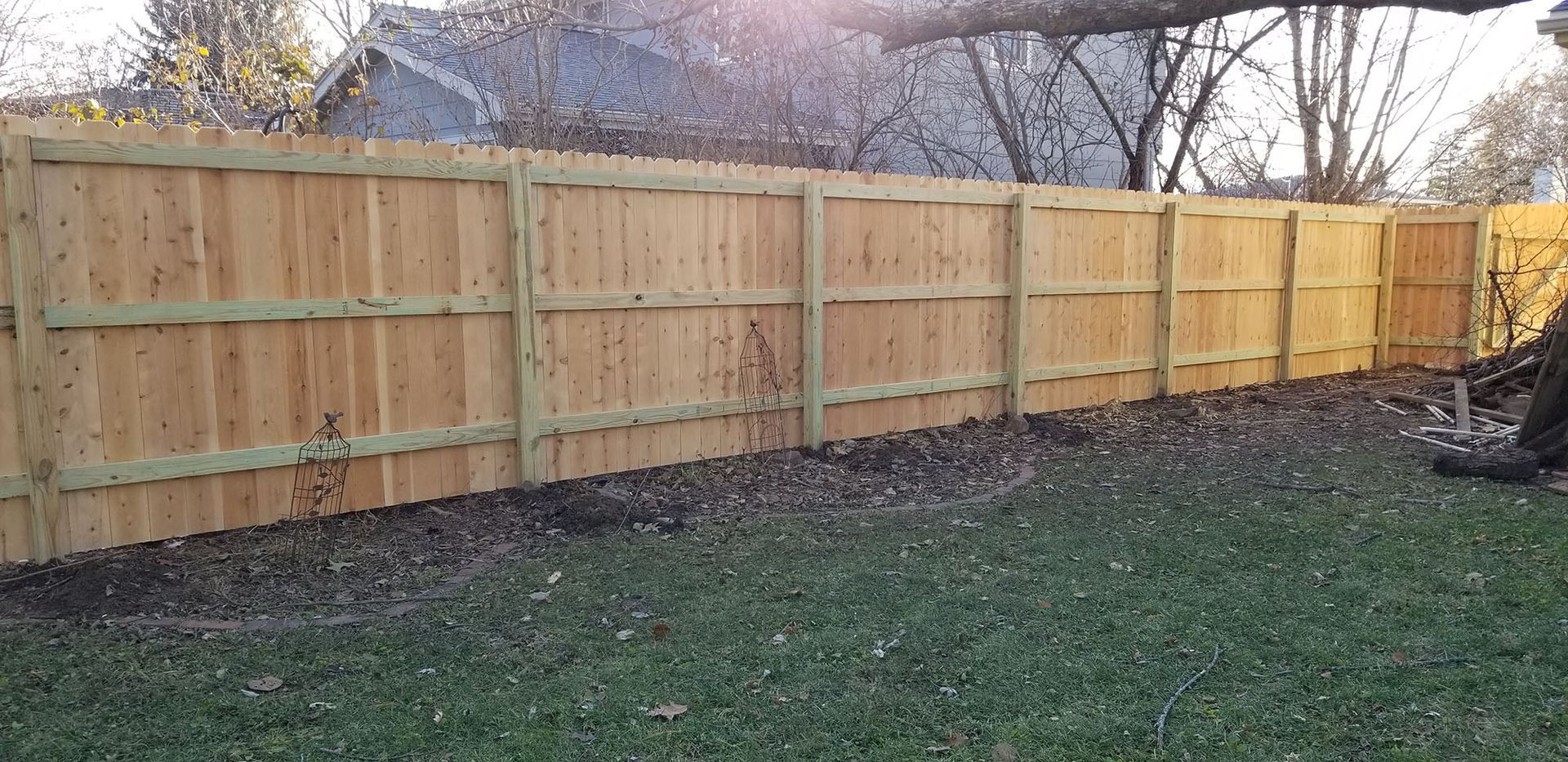 wood fence upgrade