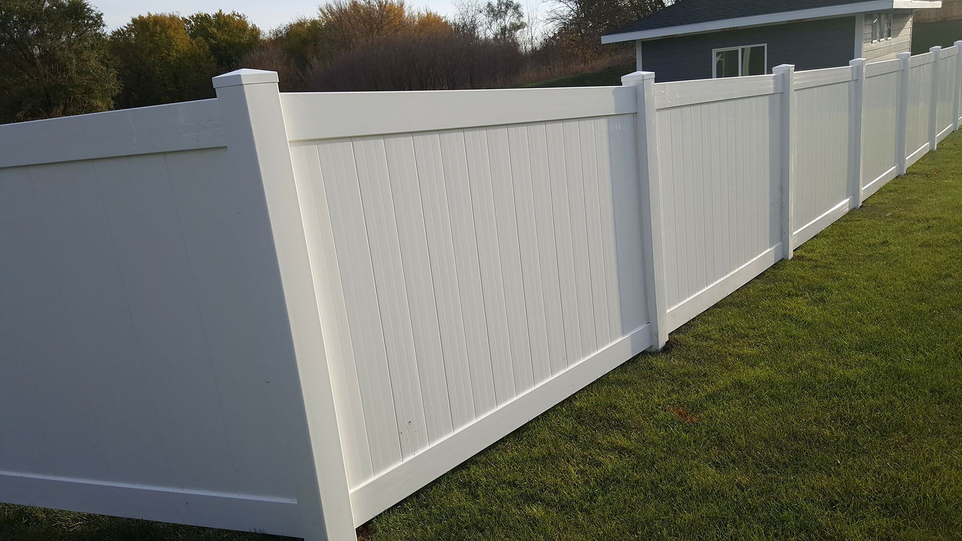 PVC fencing