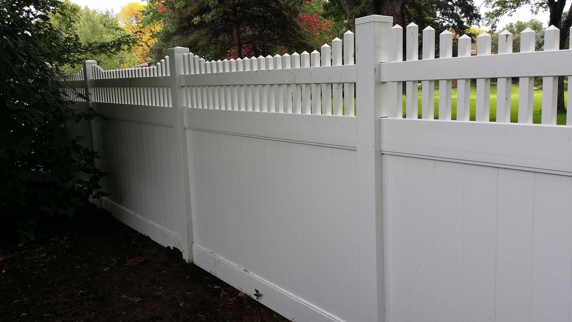 PVC fencing