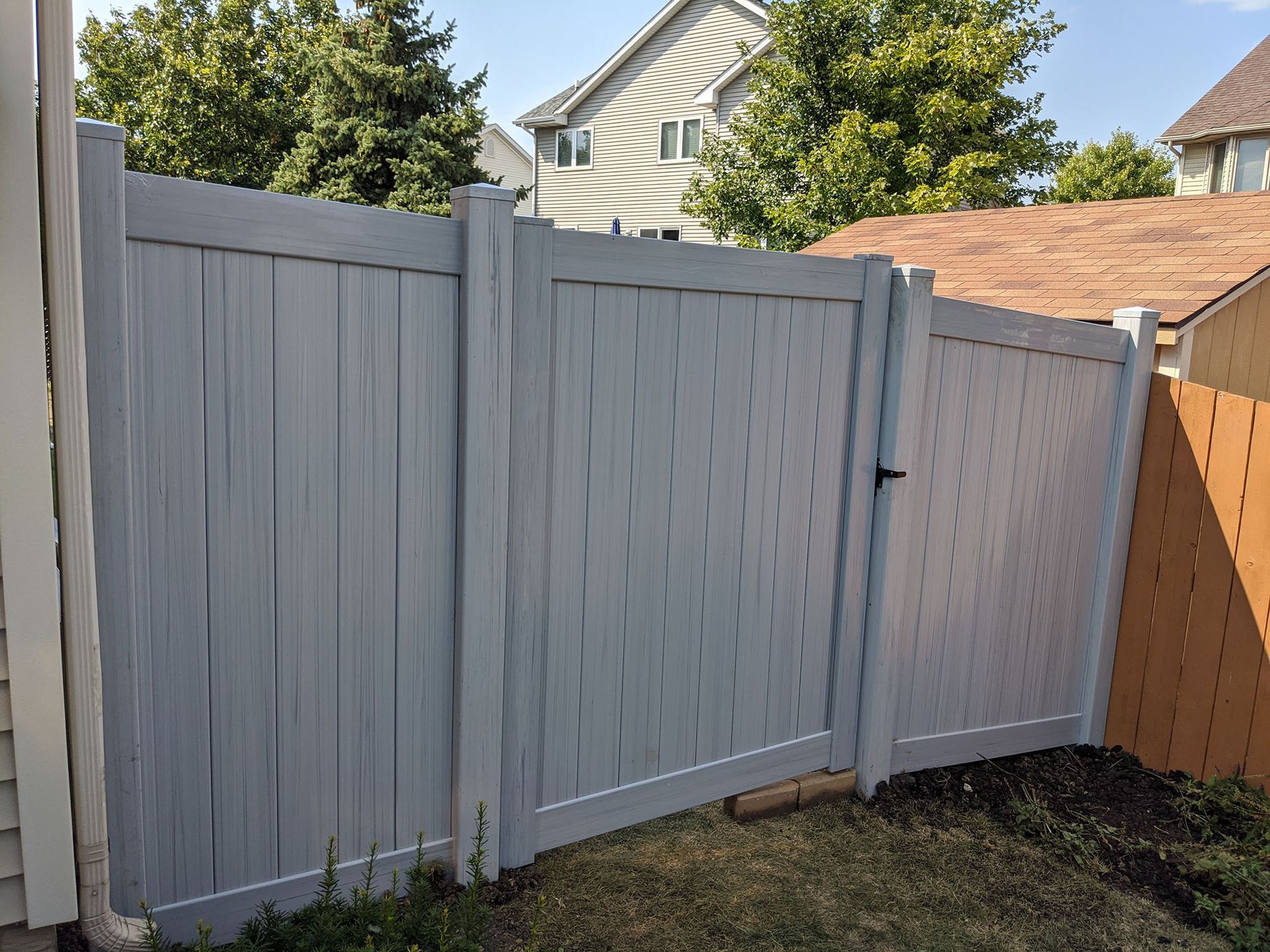 PVC fencing