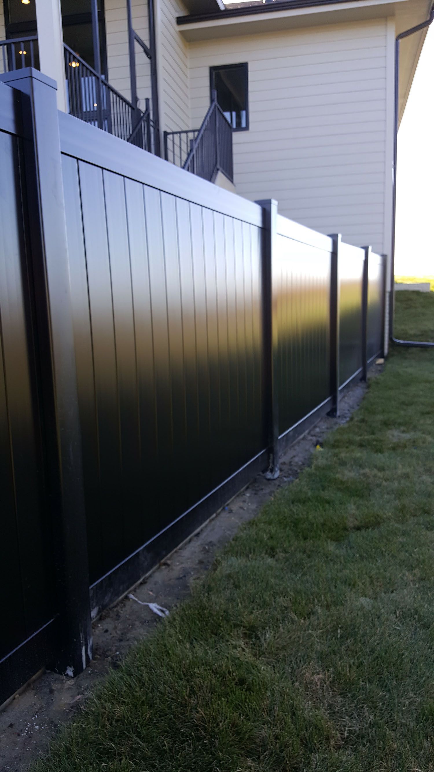 PVC fencing