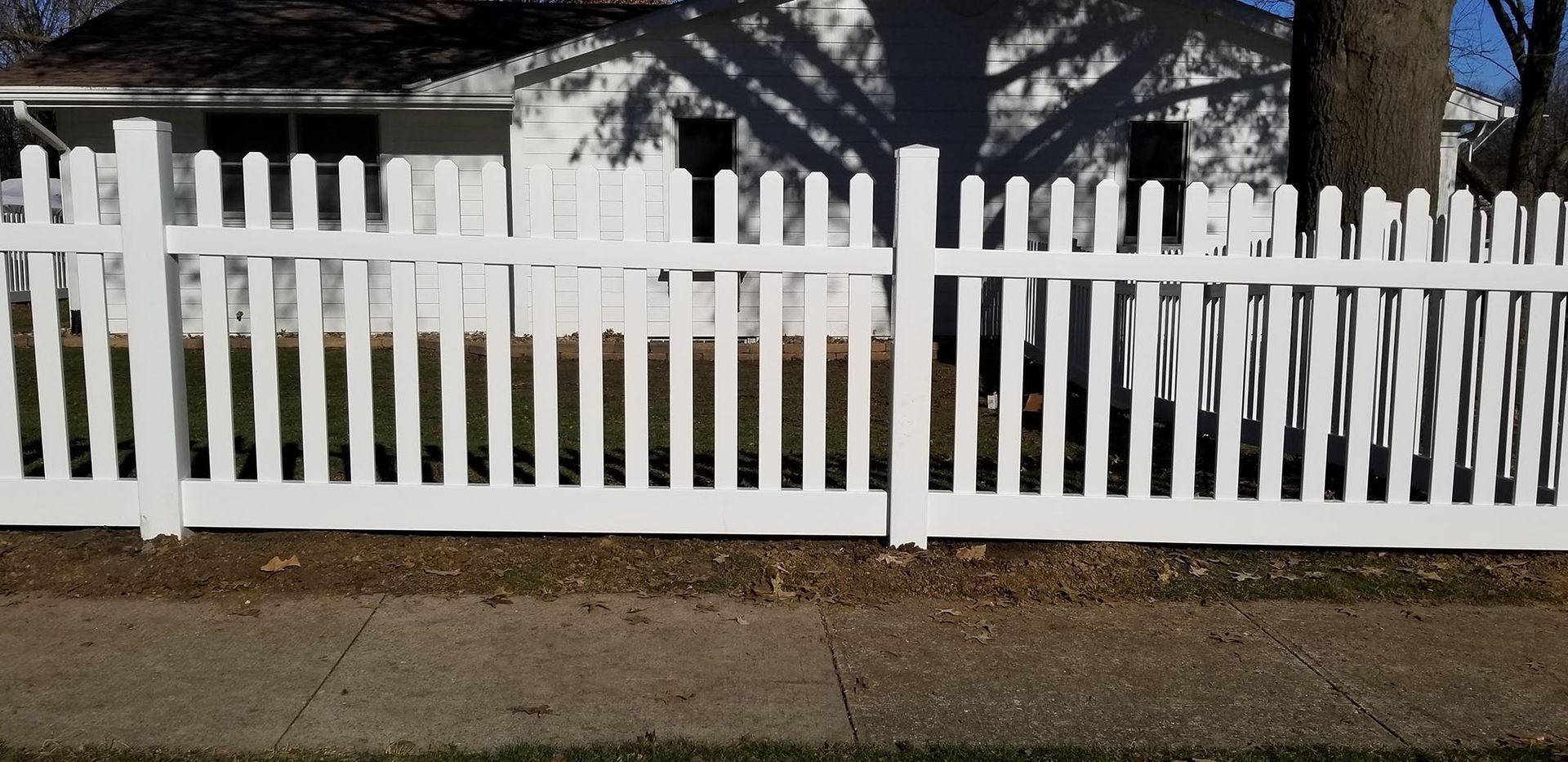 PVC fencing