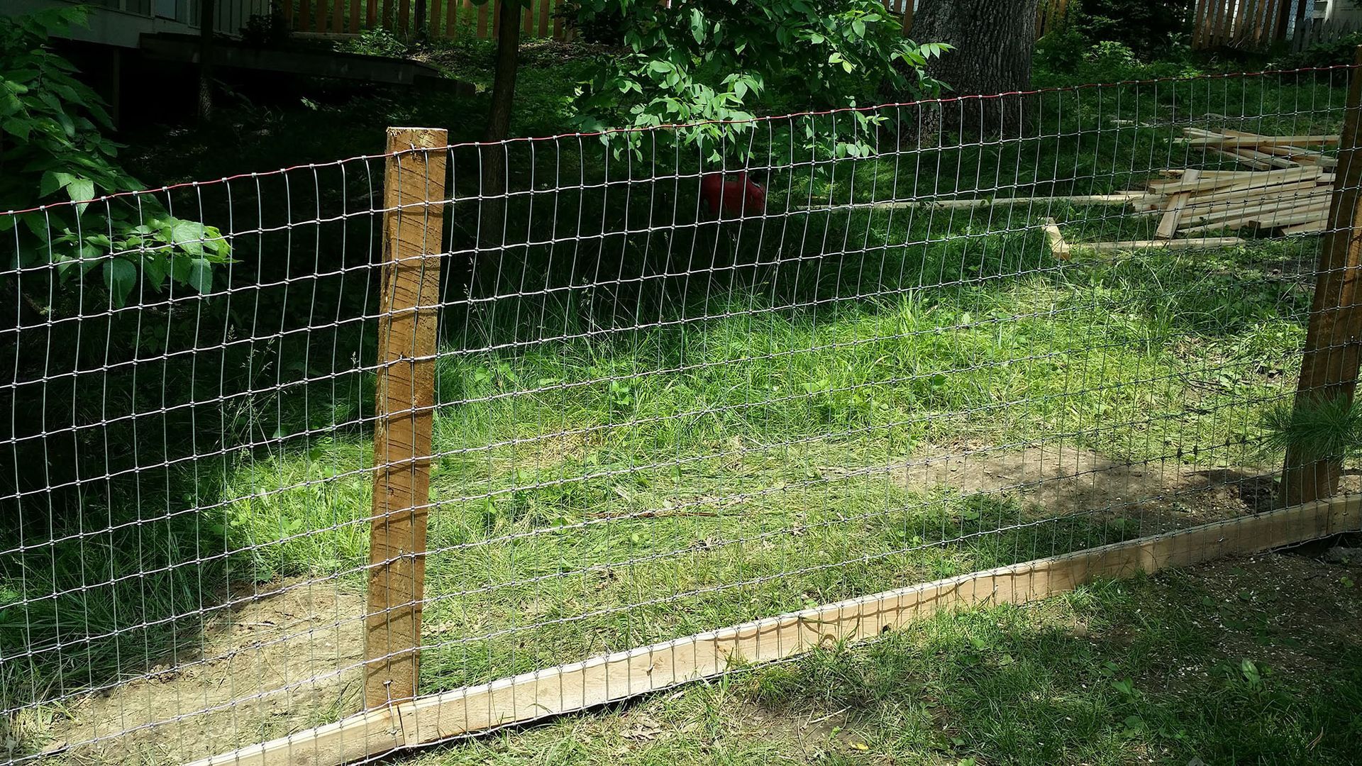 high-quality wooden fence