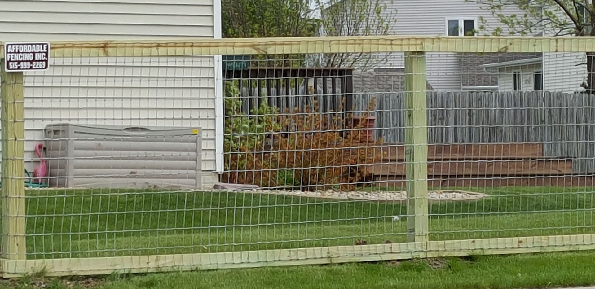 wood fencing upgrade