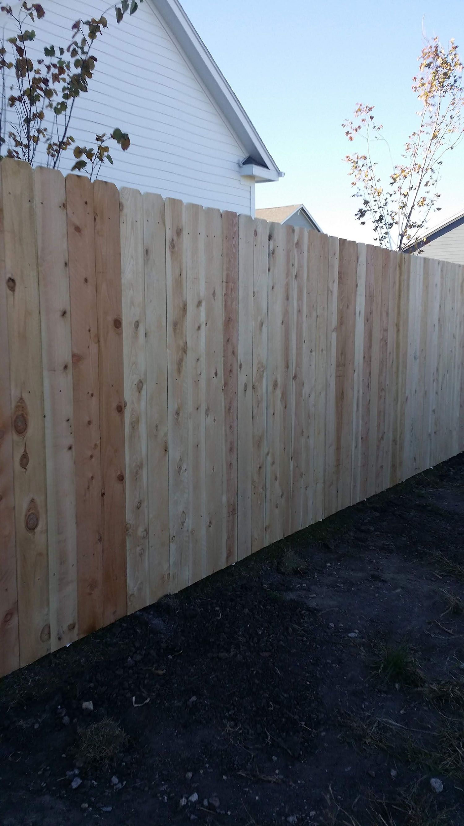 wood fencing