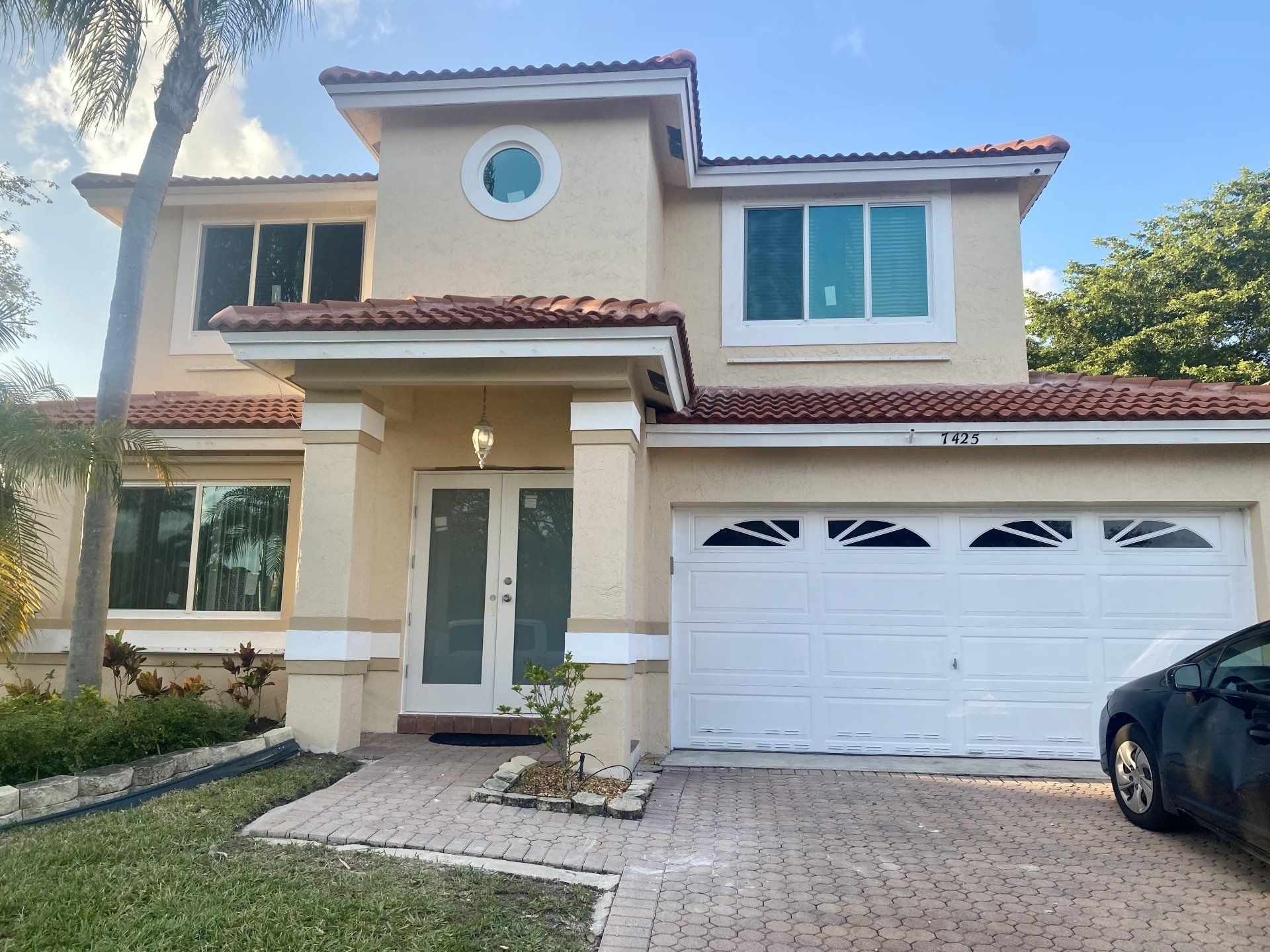 Glass windows and door