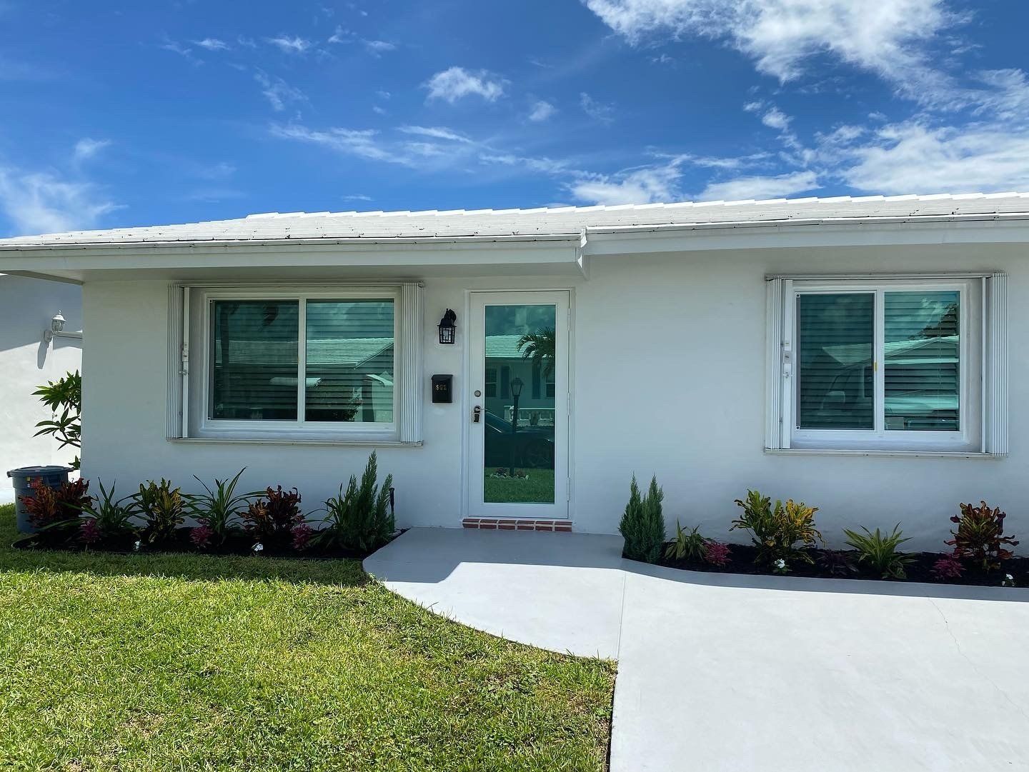 Glass windows and door