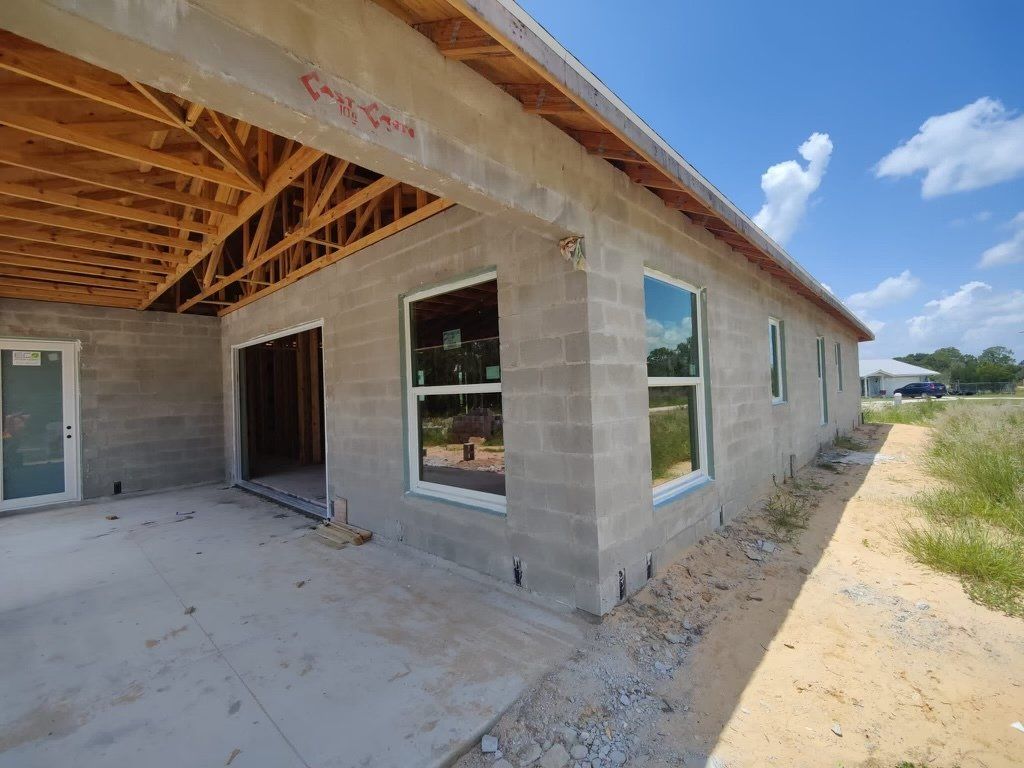 Glass windows and door