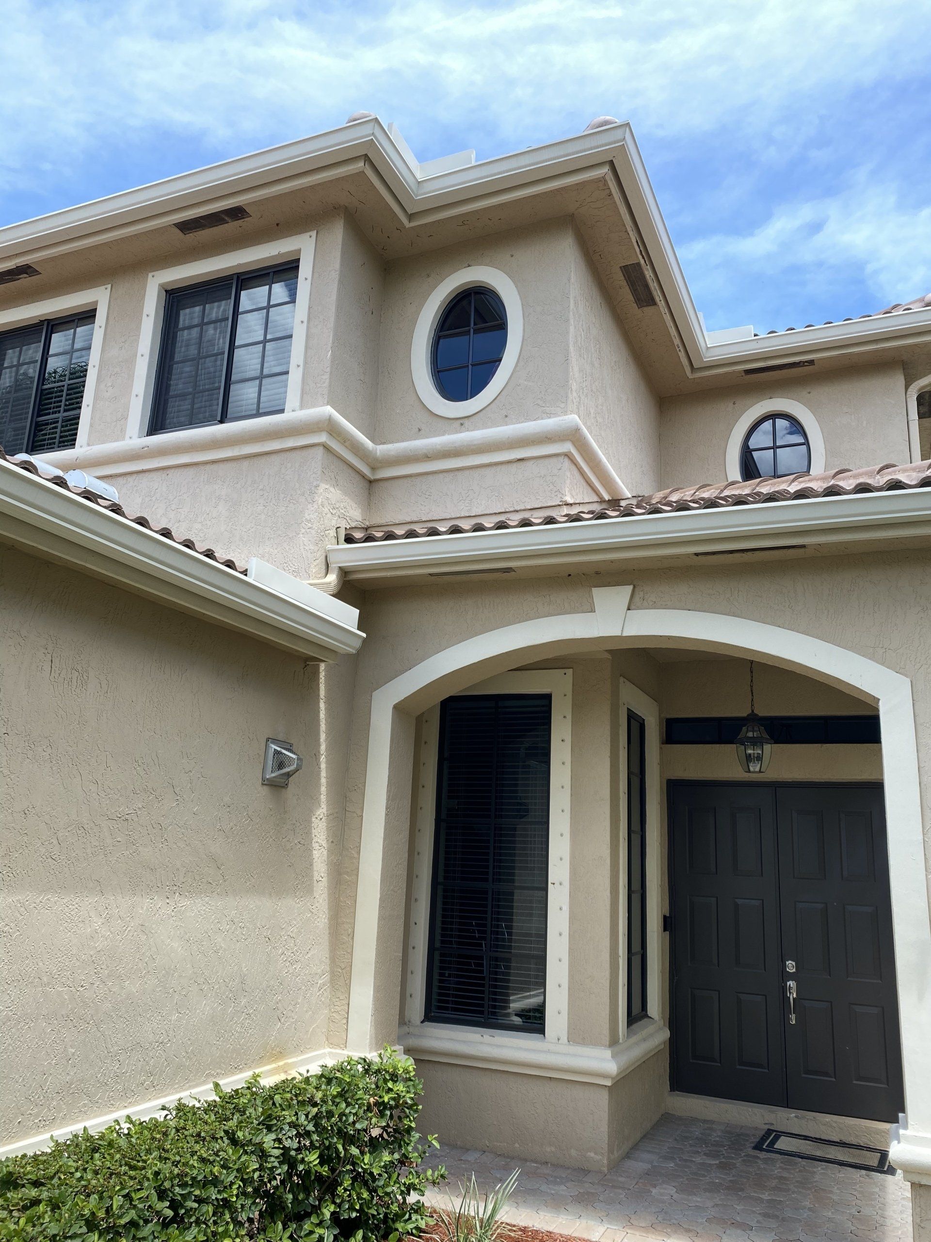 Glass windows and door