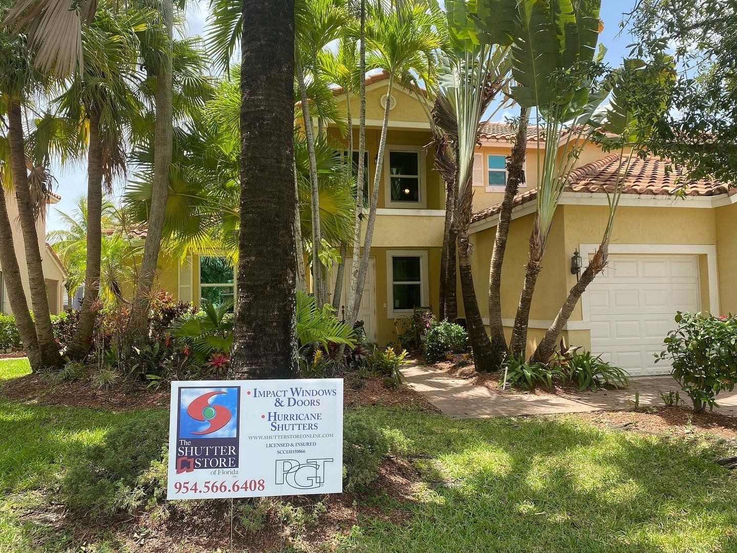Glass windows and door