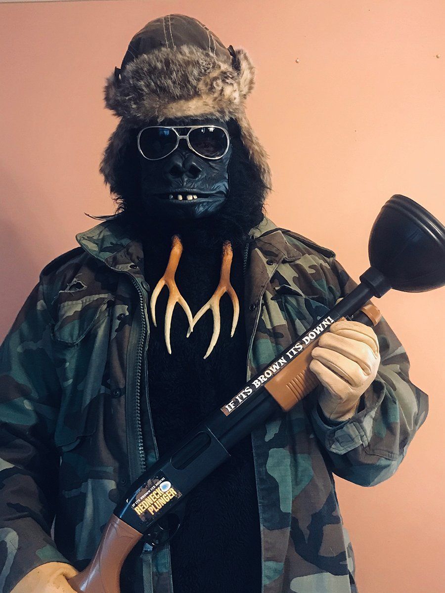 Gorilla-costumed-characters