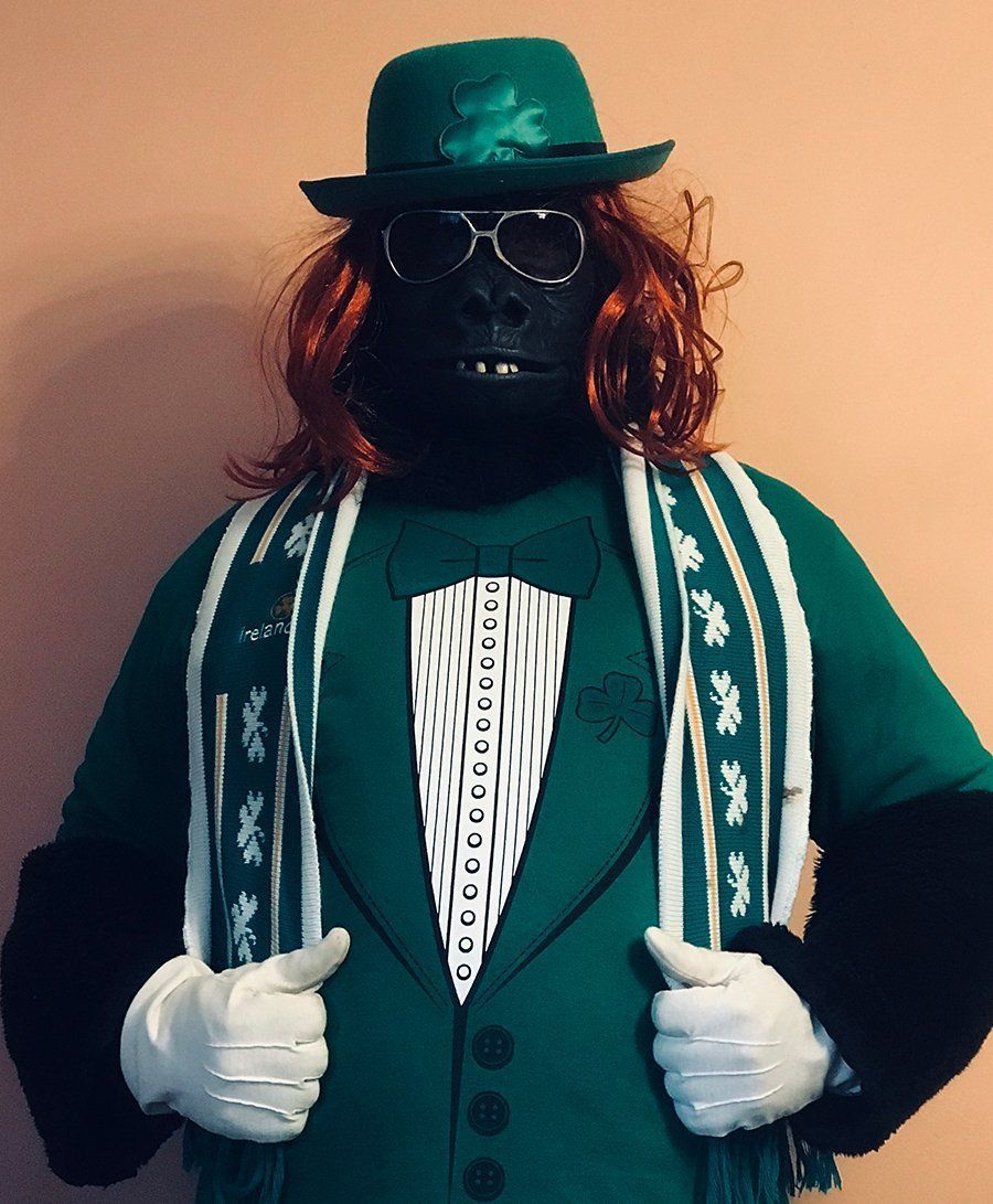 Gorilla-costumed-characters