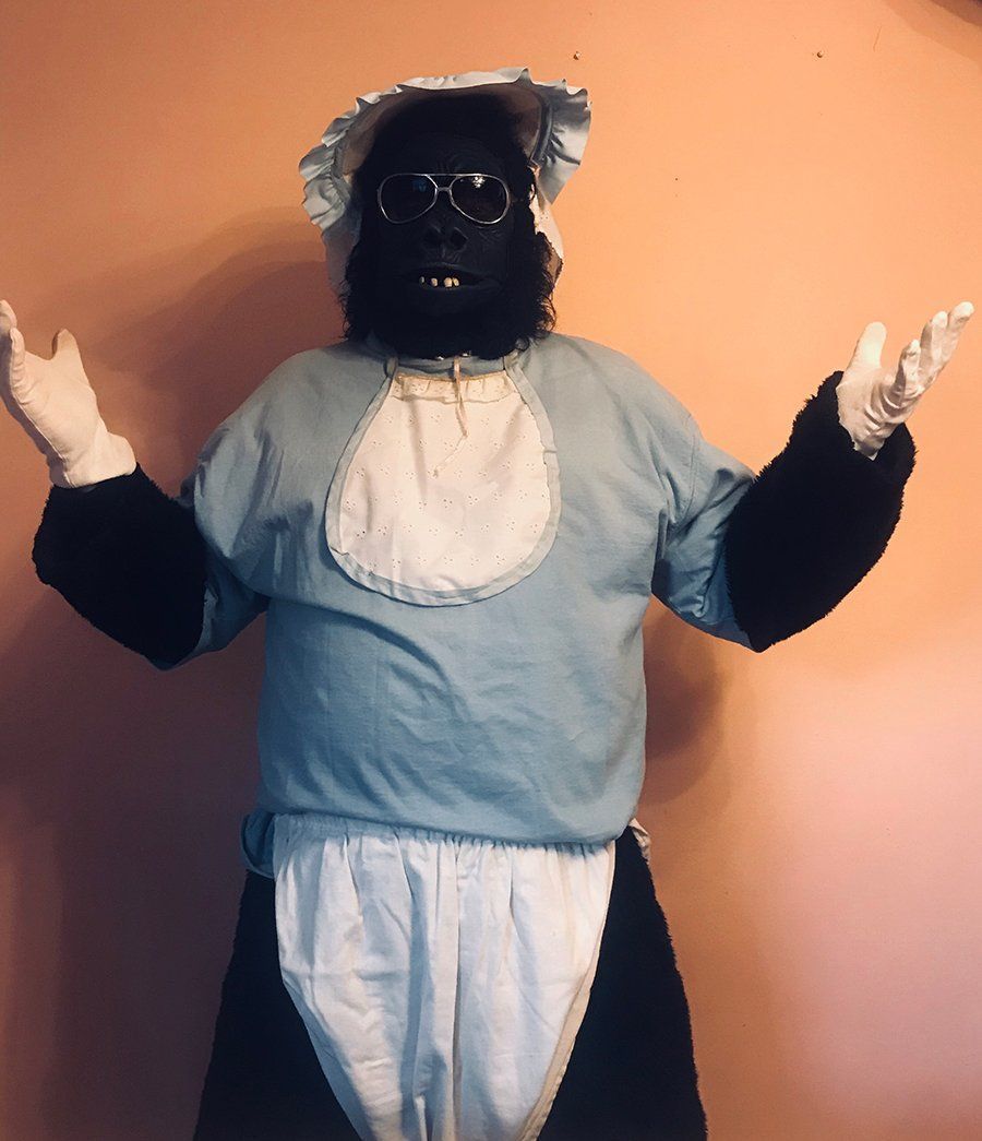 Gorilla-costumed-characters