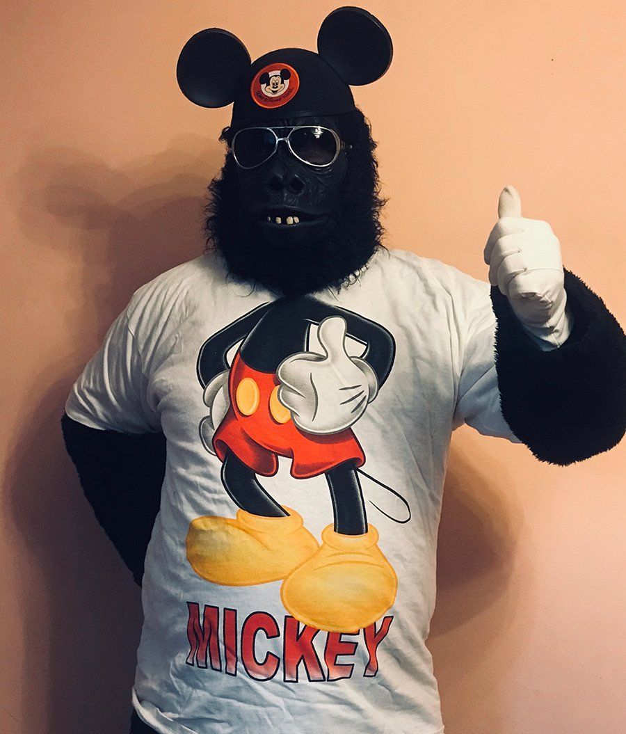 Gorilla-costumed-characters