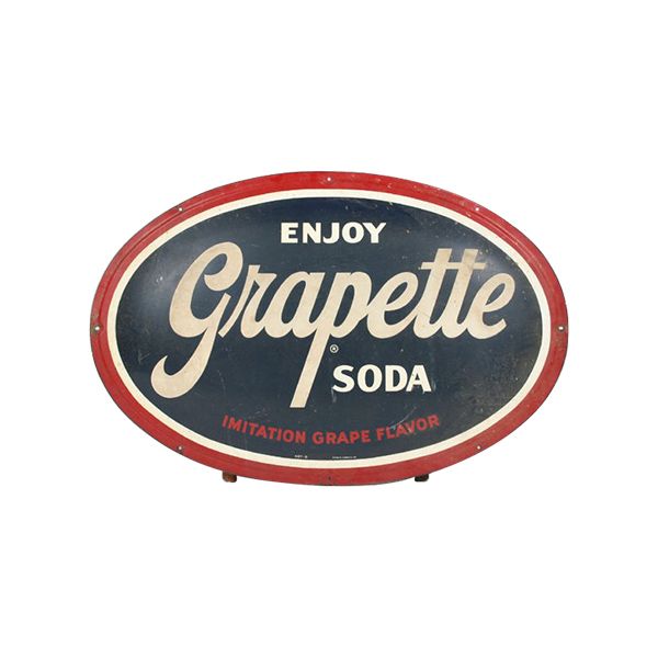 Grapette Soda Porcelain Sign