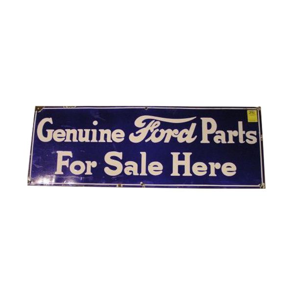 Genuine Ford Parts Porcelain Sign