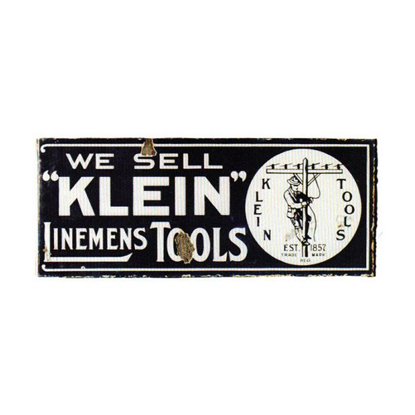 Klein Tools Porcelain Sign
