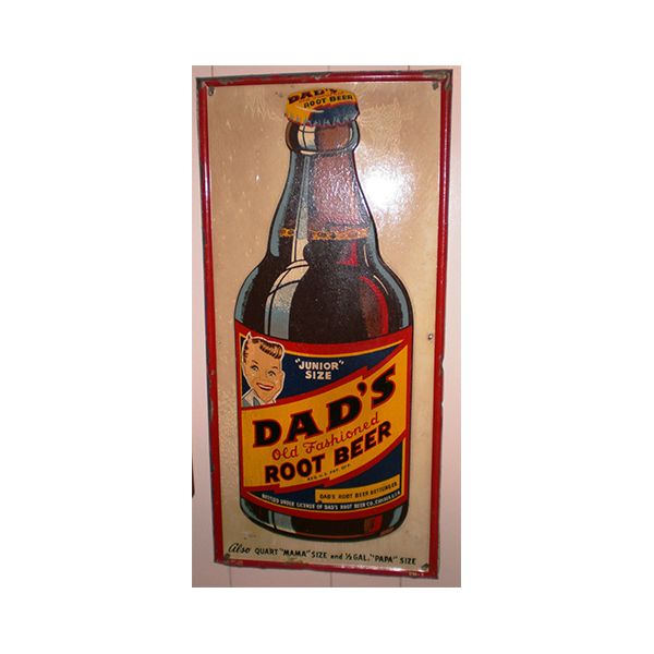 Dads Root Beer Porcelain Sign